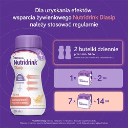 #5 – Nutridrink Diasip o smaku waniliowym, 4 x 200 ml