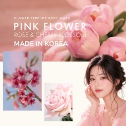 Zdjęcie produktu - #0 Aekyung Showermate Pink Flower Perfumowany żel pod prysznic, 1,2 l