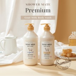 Zdjęcie produktu - #1 Aekyung Showermate Goat Milk Manuka Honey Żel pod prysznic, 800 ml