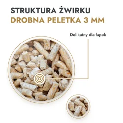 Miniaturka artykułu - #0 AnimaxKot Golden Line Żwirek zbrylający pałeczki 3 mm, 20 l