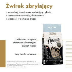 #2 – AnimaxKot Golden Line Żwirek zbrylający pałeczki 3 mm, 7 l
