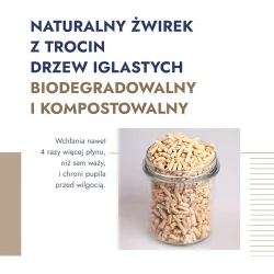 Miniaturka artykułu - #1 Animax Pets Pellet 4 mm Żwirek niezbrylający dla gryzoni, 7 l