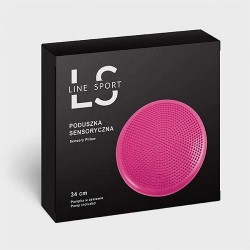 Zdjęcie produktu - #0 Line Sport Poduszka sensoryczna z pompką dysk sensomotoryczny r&oacute;żowy