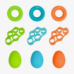 Zdjęcie produktu - #3 Line Sport Przyrządy do rehabilitacji i ćwiczeń dłoni, 9 szt.