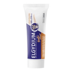 Zdjęcie produktu - #0 Elgydium Baby Fluor Pasta do zęb&oacute;w w postaci żelu przeciwpr&oacute;chnicowa dla dzieci od 6. miesiąca życia, 30 ml