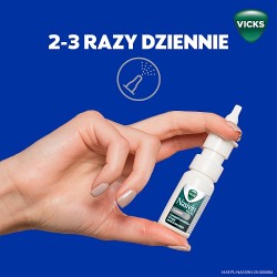 Zdjęcie produktu - #2  Nasivin Vicks Classic Aerozol na zatkany nos, 10 ml - lek na katar dla dorosłych i dzieci 6+
