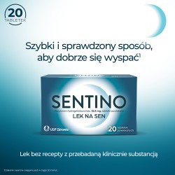 Zdjęcie produktu - #0 Sentino Lek na sen 12,5 mg, 20 tabletek powlekanych