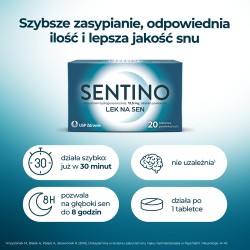 Zdjęcie produktu - #4 Sentino Lek na sen 12,5 mg, 20 tabletek powlekanych