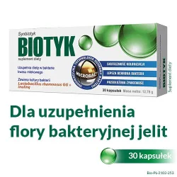 Miniaturka artykułu - #0 Biotyk 400mg - 30 kapsułek