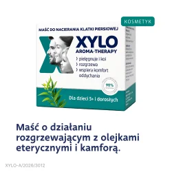 Miniaturka artykułu - #0 Xylo Aroma-Therapy Maść do nacierania klatki piersiowej, 50 ml