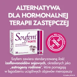 Miniaturka artykułu - #1 SOYFEM FORTE - 30 tabletek, Lek na menopauzę