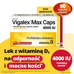 Miniaturka artykułu - #0 Vigalex Max Caps 4000 IU, 90 kaps.