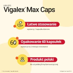 #4 – Vigalex Max Caps 4000, 60 kapsułek - profilaktyka niedoboru witaminy D