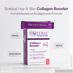 #0 – Zestaw Biotebal Hair & Skin Collagen Booster o smaku liczi, 2 x 30 sasz.