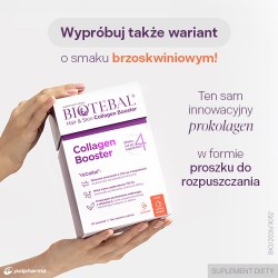 #6 – Zestaw Biotebal Hair & Skin Collagen Booster o smaku liczi, 2 x 30 sasz.