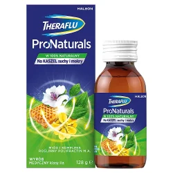 Miniaturka artykułu - #0 Theraflu ProNaturals Syrop na kaszel suchy i mokry, 128 g