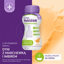 Miniaturka artykułu - #1 Nutridrink Protein Plant Based o smaku dyni z marchewką i imbirem, 4 x 200 ml