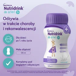 Miniaturka artykułu - #0 Nutridrink dla dzieci smak neutralny, 4 x 125 ml