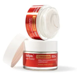 Miniaturka artykułu - #1 Tołpa Age Vitality 4 Ceramidy Krem do twarzy przeciwzmarszczkowy, ujędrniający 50+, 50 ml