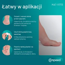 #4 – Compeed Plastry na pęcherze wąskie, 6 szt.