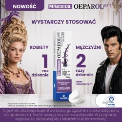 #4 – Minoxidil OeparolMed - Piana na sk&oacute;rę dla kobiet i mężczyzn przeciw wypadaniu włos&oacute;w, 100 g