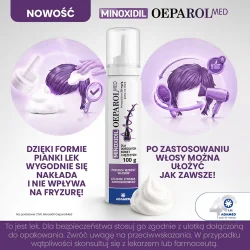 #5 – Minoxidil OeparolMed - Piana na sk&oacute;rę dla kobiet i mężczyzn przeciw wypadaniu włos&oacute;w, 100 g