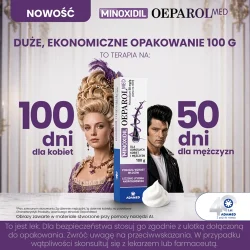 #6 – Minoxidil OeparolMed - Piana na sk&oacute;rę dla kobiet i mężczyzn przeciw wypadaniu włos&oacute;w, 100 g