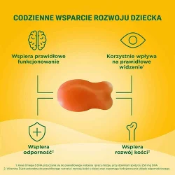 Miniaturka artykułu - #1 Moller's Omega-3 Wysoka Koncentracja Żelki o smaku owocowym, 27 szt.