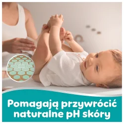 #3 – Pampers Aqua 99% Water Chusteczki nawilżane dla dzieci, 15 x 60 szt.