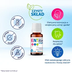 Miniaturka artykułu - #1 ENTitis krople dla dzieci, 10 ml