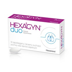 Zdjęcie produktu - #0 HEXAGYN DUO - 10 globulek dopochwowych