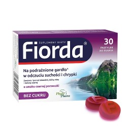 Zdjęcie produktu - #0 Fiorda o smaku czarnej porzeczki, 30 pastylek