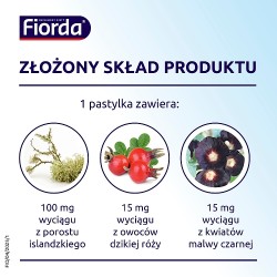 Zdjęcie produktu - #3 Fiorda o smaku czarnej porzeczki, 30 pastylek