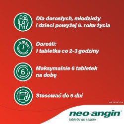 Zdjęcie produktu - #3 Neo-Angin z cukrem, 36 tabletek do ssania