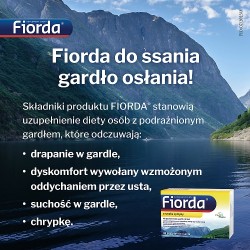 Zdjęcie produktu - #1 FIORDA o smaku cytryny, 30 past. do ssania