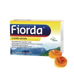 Miniaturka artykułu - #0 FIORDA o smaku cytryny, 30 past. do ssania