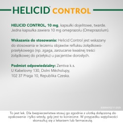 Zdjęcie produktu - #7 Helicid Max omeprazol 20mg, Lek na zgagę - 14 kapsułek