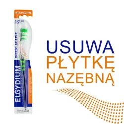 #2 – ELGYDIUM INTER-ACTIVE Medium Średnia Szczoteczka do zęb&oacute;w, 1 sztuka