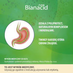Zdjęcie produktu - #2 NeoBianacid, 45 tabl. do ssania - leczenie refluksu żołądkowo-przełykowego i b&oacute;lu żołądka