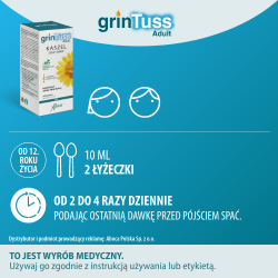 Zdjęcie produktu - #5 GrinTuss Syrop dla dorosłych - 128 g