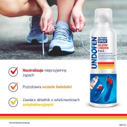 Zdjęcie produktu - #1 Undofen Aktywny Spray do st&oacute;p i obuwia 4w1, 150 ml