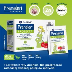 #2 – Prenalen - preparat wspomagający układ odpornościowy dla kobiet w ciąży i kobiet karmiących podczas przeziębienia, 14 saszetek