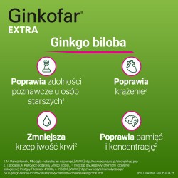 Zdjęcie produktu - #4 Ginkofar Extra 240mg - 60 tabletek