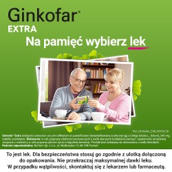 Zdjęcie produktu - #7 Ginkofar Extra 240mg - 60 tabletek