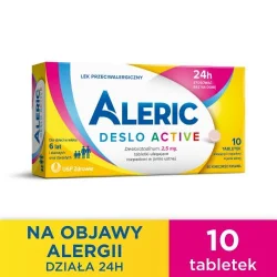 Miniaturka artykułu - #0 Aleric Deslo Active 2,5 mg, 10 tabletek