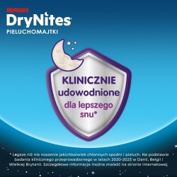 #2 – HUGGIES DRYNITES BOYS 8-13lat (30-48kg) pieluchomajtki, 9 sztuk 