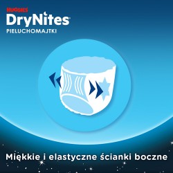 #4 – HUGGIES DRYNITES BOYS 8-13lat (30-48kg) pieluchomajtki, 9 sztuk 