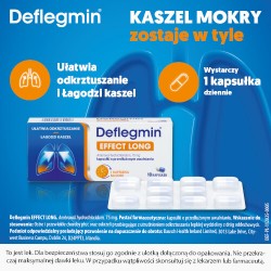Zdjęcie produktu - #1 Deflegmin Effect Long 75mg, 10kaps.