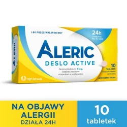 Miniaturka artykułu - #0 Aleric Deslo Active 5 mg, 10 tabletek