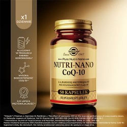 #3 – SOLGAR Nutri Nano CoQ-10 - 50 kapsułek